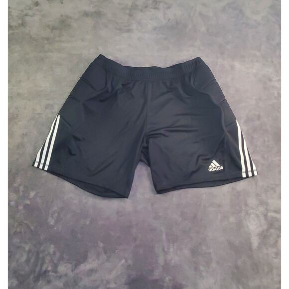 Adidas Tierro Padded Sz 3XL AeroReady Soccer Goalkeeper Shorts FT1454 Black C23 - Picture 1 of 8